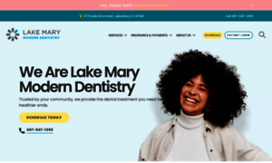 Lakemarymoderndentistry.com thumbnail