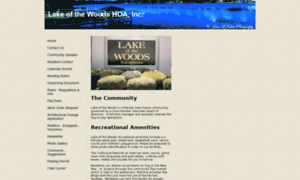 Lakeofthewoodshoa.com thumbnail