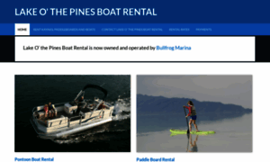 Lakeothepinesboatrental.com thumbnail