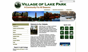 Lakeparknc.gov thumbnail