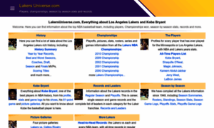 Lakersuniverse.com thumbnail