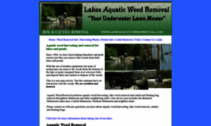 Lakesaquaticweedremoval.com thumbnail