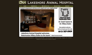 Lakeshoreanimalhospital.ca thumbnail