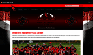 Lakeshorerocketfootball.com thumbnail