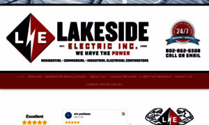 Lakesideelectricvt.com thumbnail