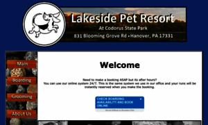 Lakesidepetresort.com thumbnail