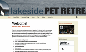 Lakesidepetretreat.com thumbnail