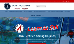 Lakestclairsailingschool.com thumbnail