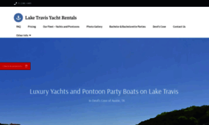 Laketravisyachtrentals.com thumbnail