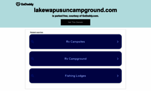 Lakewapusuncampground.com thumbnail