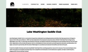 Lakewashingtonsaddleclub.org thumbnail