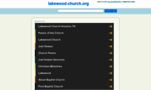 Lakewood-church.org thumbnail