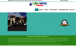 Lakeworthpediatrics.net thumbnail