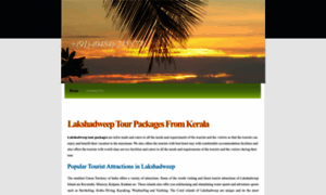 Lakshadweep-tour-package-from-kerala.yolasite.com thumbnail