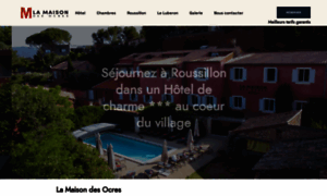 Lamaisondesocres-hotel.com thumbnail