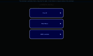 Lambda.menu thumbnail