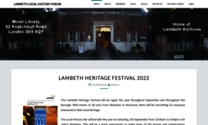Lambethlocalhistoryforum.org.uk thumbnail