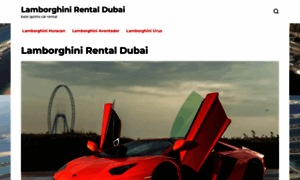 Lamborghini-rental-dubai.com thumbnail