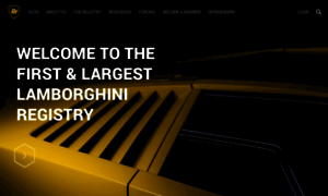 Lamborghiniregistry.com thumbnail