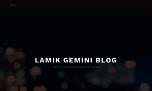 Lamikgemini.wordpress.com thumbnail