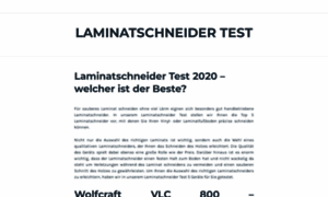 Laminatschneider-test.de thumbnail