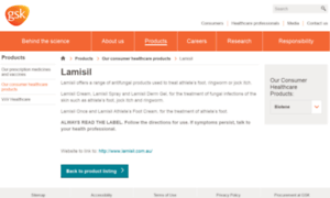 Lamisil.com.au thumbnail