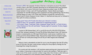 Lancasterarcheryclub.org thumbnail