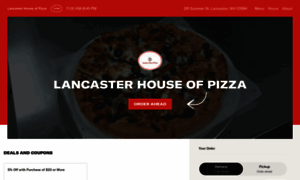 Lancasterhouseofpizzamenu.com thumbnail