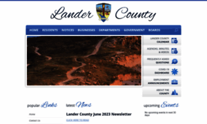 Landercountynv.org thumbnail