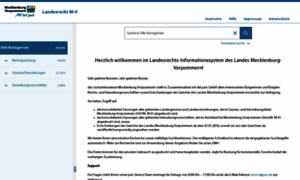 Landesrecht-mv.de thumbnail