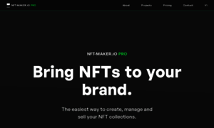 Landingpage-pro.nft-maker.io thumbnail