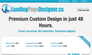 Landingpagedesigner.ca thumbnail
