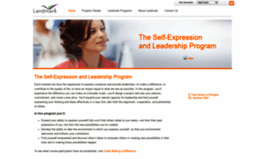 Landmarkselfexpressionandleadershipprogram.com thumbnail