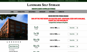 Landmarkselfstorage.com thumbnail