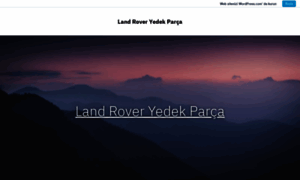 Landroveryedekparca.wordpress.com thumbnail