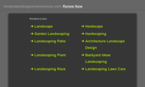 Landscapedesignersanmarcos.com thumbnail