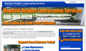 Landscapingservicesinmayfieldheights.com thumbnail