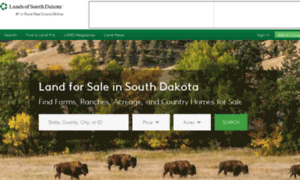 Landsofsouthdakota.com thumbnail