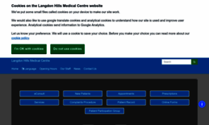 Langdonhillsmedicalcentre.nhs.uk thumbnail