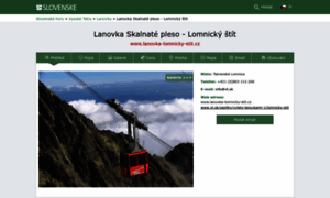 Lanovka-lomnicky-stit.cz thumbnail