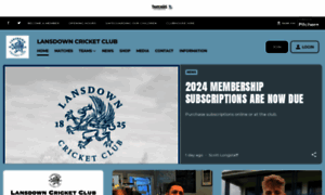 Lansdowncricketclub.co.uk thumbnail