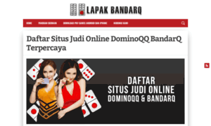 Lapakbandarq.com thumbnail