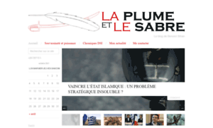 Laplumelesabre.com thumbnail