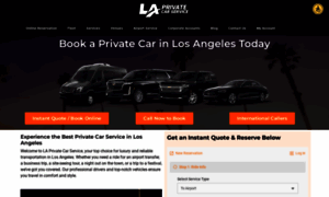 Laprivatecarservice.com thumbnail