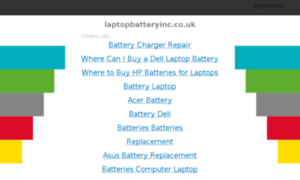 Laptopbatteryinc.co.uk thumbnail