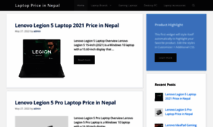 Laptoppriceinnepal.com thumbnail