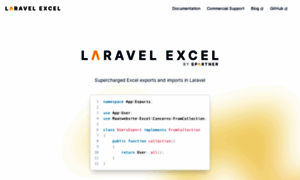 Laravel-excel.com thumbnail