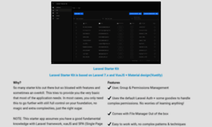 Laravel-starter-kit-docs.darrylfernandez.com thumbnail