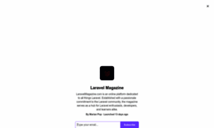 Laravelmagazine.substack.com thumbnail