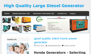 Largedieselgenerator.com thumbnail